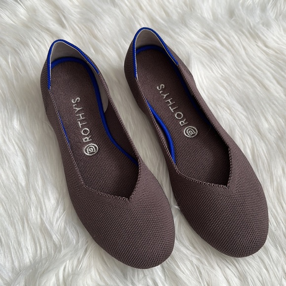 Rothy's Shoes - Rothy's Round Toe Mink Flat Shoes Size 10